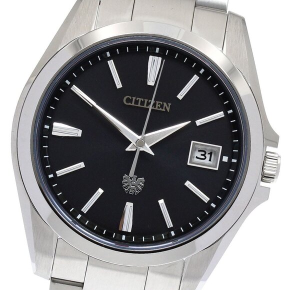 CITIZEN The citizen AQ4060-50E Date Solar Powered Radio Men's Watch_896624 - Picture 1 of 7